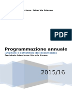 Programmazione Classe 1 Ita Inglese