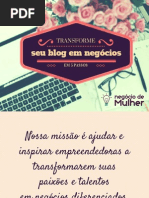 4 Passos Para Transformar Seu Blog em Negócio