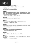 EL - 504 Numerical Methods - DC-II Maths