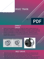 robotic drive train systems