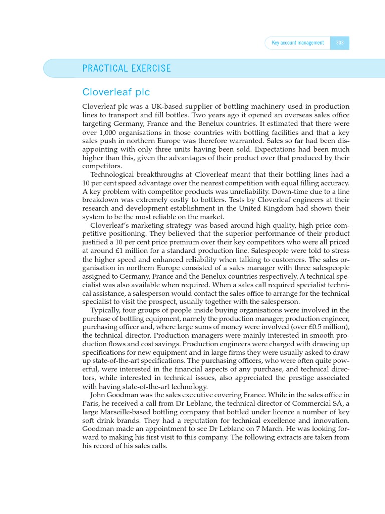 Cloverleaf plc case study answers 03 picture