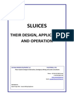 Sluice Design - Wyatt Yeager MSC PDF