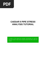 Download CAESAR II PIPE STRESS ANALYSIS TUTORIAL by Ricardo A Pol SN283862675 doc pdf