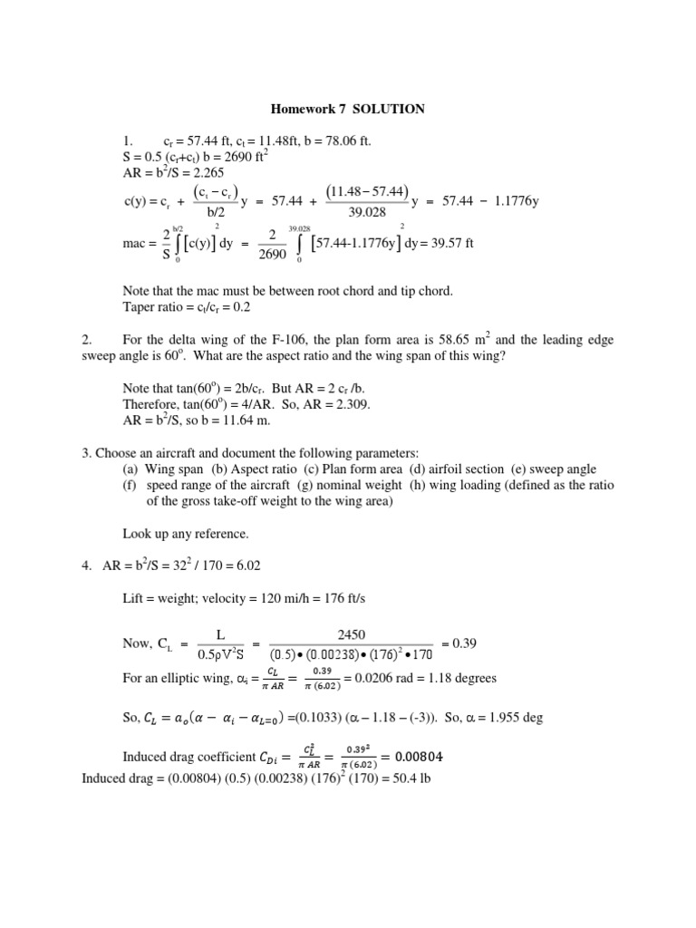 Aerodynamic Analysis of Wing Design | PDF | Teaching Methods ...