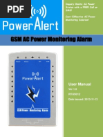 Alarma RTU5012 GSM AC Power Monitoring User Manual V1.0