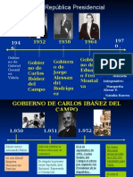 Gobiernos Chile Gobiernos de chile