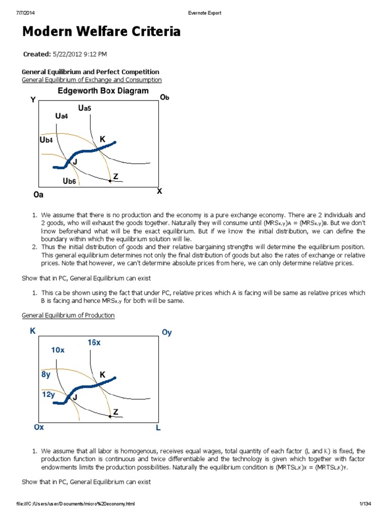 Micro Eco | PDF | Welfare Economics | Pareto Efficiency