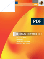 Programa de Estudio 2011. HGJ.