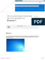 Cambiar Foto Inicio Sesion Win7