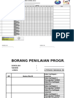 Borang Penilaian Program Linus Sifar Tahun 1