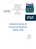 Administracion de Proyectos Modelos PERTCPM