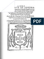 Domingo Hernandez de Maceras - Libro Del Arte de Cozina, Facsimil 1607