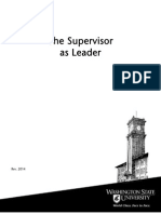 Supervisor As Leader