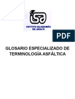 Glosario Terminolog a Asf Ltica d