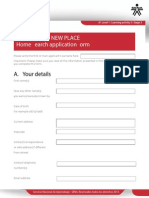 Home Search Application Form