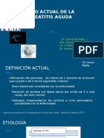 Pancreatitis Aguda - Manejo Actual