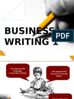 Business Writing 