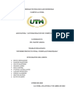 Informe Automatizacion