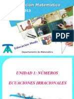 CLASE 1 Ec. Irracionales