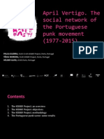 GUERRA, Paula; MOREIRA, Tânia; ALVES, Hélder (2015) - April Vertigo. The social network of the Portuguese punk movement (1977-2015).