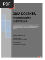 Guia Anestesia y Reanimacion 2014