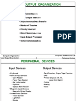 IO Organization: Peripheral Devices, Interfaces, Transfer Modes