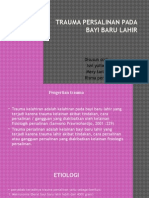 Trauma Persalinan Pada Bayi Baru Lahir