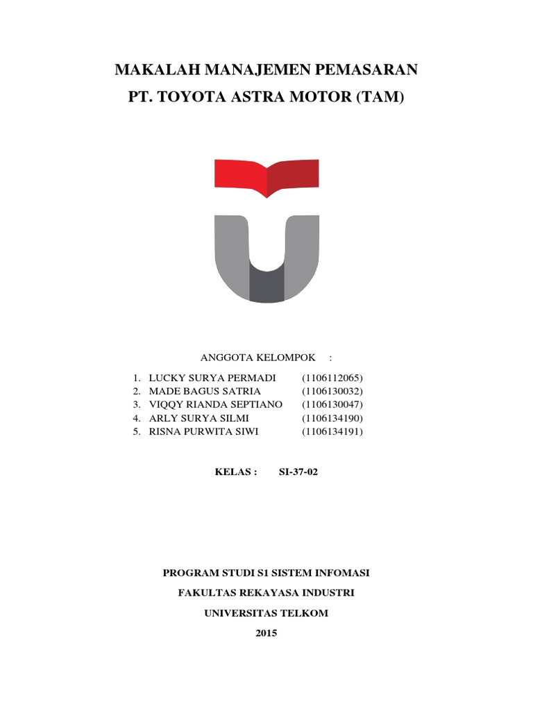 Makalah Tentang Analisis Perusahaan Toyota