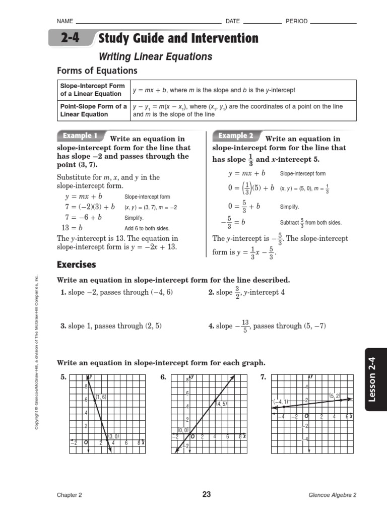 study guide | Equations | Geometry