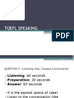 TOEFL Speaking