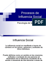 Procesos de Influencia Social