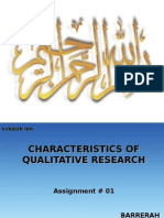 Qualitative Ppt characteristics of qualitative research