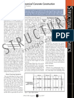 Current Trends in Economical Reinforced Concrete Construction Part-1