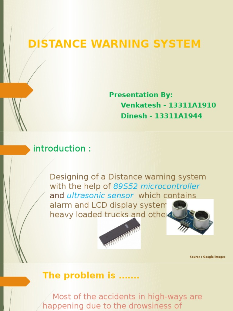 Distance Warning System | PDF | Technology & Engineering