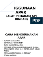 Penggunaan Apar