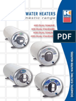 Domestic Electric Water Heaters (Sept 2011)