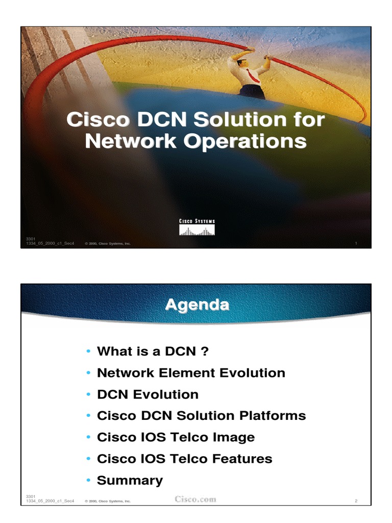 Cisco DCN Solution for Network Operations Protocol Suite