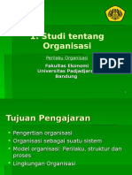 Studi Tentang Organisasi