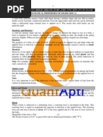 Mechanical Properties of Solids (PART-1)