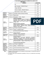 ICSE 2015 Time Table