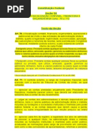 Constituição Federal Art. 70 a 75
