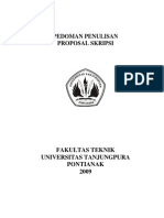 Format Proposal Skripsi FT Untan 2009 PDF