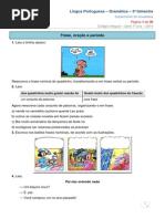 Frase Oração e  Período - Col. Integral