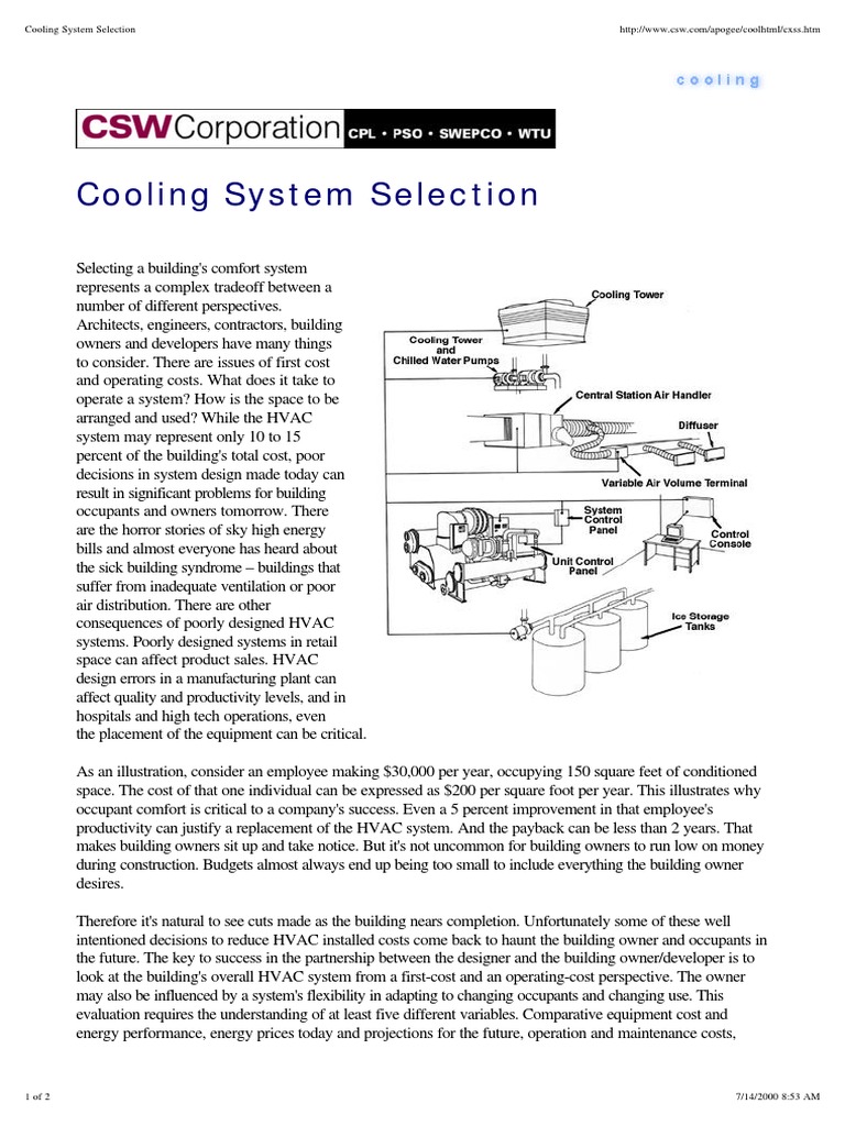HVAC System Design Considerations | PDF | Heat Exchanger | Air Conditioning