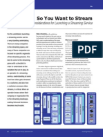Considerations For Launching A Streaming Service PDF