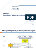 MF - 01 - Fungsi Dan Tujuan Manajemen Finansial PDF