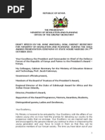 Download CS ANNE WAIGURUS SPEECH DURING THE GOLD AWARD PRESENTATION CEREMONY AT STATE HOUSE  by Patience  SN283948148 doc pdf