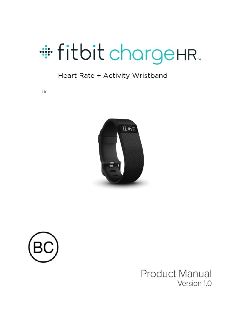 Fitbit Charge HR User Manual PDF Fitbit Battery Charger
