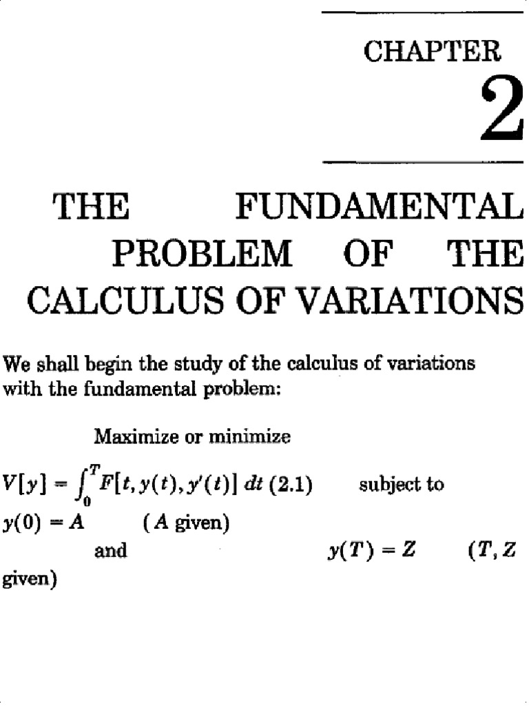 Chiang chap 2 the fundamental problem of the calculus of variations
