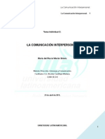 Morán - Griera - S2 - TI2 Ensayo Sobre La La Comunicación Interpersonal